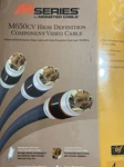 Monster Cable M650cv 4' Component Video. Fixed Price $20.00.