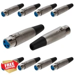 Cmple 10pk Xlr 3-pin Female Mic Connector Solder Type. Fixed Price $27.99.