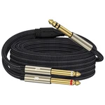Ztoxlr 1/4" Trs Stereo Y-splitter Insert Cable 10ft Male Jack Dual Ts Mono. Fixed Price $22.80.