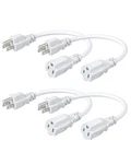 Dewenwils Short Extension Cord, 1 Foot Power 16 Awg Sjtw Weatherproof. Fixed Price $15.99.