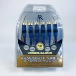 Acoustic Research Performance Series 12' Composite Video Stereo Audio Cables. Fixed Price $15.95.