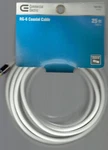 Commercial Electric 25 Ft. Rg-6 Coaxial Cable - White. Fixed Price $8.50.