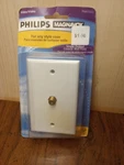 New Pm61023 Philips Magnavox Single Output Coaxial Wall Plate For Video Ivoryish. Fixed Price $2.54.