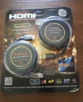 Ge 9ft Ultra Pro Hdmi 4k Ultrahd High Speed Cable With Ethernet, 2 Pack. Fixed Price $19.99.
