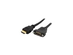 Startech.com Hdmipnlfm3 3 Ft. Black Hdmi Panel Mount Cable Female To Male. Fixed Price $48.06.