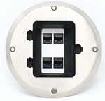 Riteav 4 Port Cat5e Ethernet Floor Box Stainless Steel. Fixed Price $165.30.