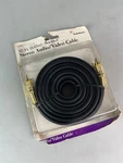 Radio Shack 12' Gold Series Stereo Audio Video Cable 15-1509 Dvd Vcr - New. Fixed Price $9.99.