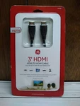Ge 3' Hdmi To Cable 24106 - Full Hd 1080p. Fixed Price $9.99.