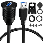 Batige Usb 3.0 Male To Female Aux Car/boat Flush Mount Cable Waterproof. Fixed Price $19.35.