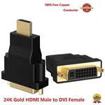 Dvi-d 24+1 Pin Female To Hdmi Male M-f Adapter Converter For Hdtv Lcd Monitor Us. Fixed Price $6.99.