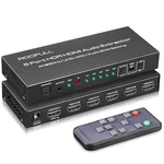 Roofull 5 Port 4k 60hz Hdmi Switch With Optical & 3.5mm Aux Audio Out, In 1.... Fixed Price $56.37.