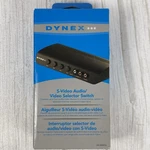 Dynex Dx-vs201a S-video Audio/ Video Selector Switch Dvd, Gaming, Vcr, Cable New. Fixed Price $21.00.