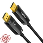 Furui Fiber Displayport 2.1 Cable 75ft, 16k 54gbps, 8k 120hz, 4k 240hz. Fixed Price $169.99.
