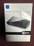 Radio Shack Hdmi Matrix Selector 3-in/2-out 1500474 New W/ Remote Nos. Fixed Price $49.00.