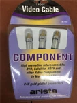 12pcs Arista 58-7437 Gold Rca Cables 3ft Red Blue Green Component Video 24k. Fixed Price $24.95.