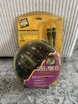 Vtg 90's Monster Audio Video Cables 3ft Stereo Or Mono Vcr Kit Nos. Fixed Price $8.97.