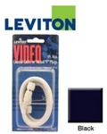Leviton C6851-3e 3ft Rg6 Coax Cable W/ Nickel Plated F-plugs - Black (pkg Of 10). Fixed Price $29.99.