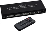 Xolorspace 43420a Hdmi 2.1 8k Hdr True Matrix Switch 4x2 Supports 4k 120hz. Fixed Price $121.95.