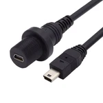 Chenyang 1m Waterproof Dustproof 480mbps Mini Usb2.0 5pin Male To Female Cable. Fixed Price $8.99.