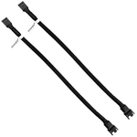 Amangny 2-pack 4 Pin Pwm Fan Power Cable 10.2 Inches Black 1 To 1,. Fixed Price $7.70.