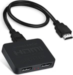 Hdmi Splitter 4k 60hz, 1 In 2 Out-not Extended Display(only Mirror. Fixed Price $71.99.
