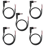Jteyinh (5 Pack) Replacement 3.5mm X 1.35mm 90 Degree Right Angle Dc Black. Fixed Price $14.41.