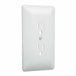 Taymac 2520w Masque White 1-gang Duplex Jumbo Electrical Outlet Cover Wall Plate. Fixed Price $7.00.