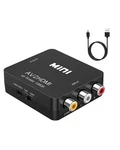 Ablewe Rca To Hdmi,av Hdmi Converter, 1080p Mini Composite Cvbs Black. Fixed Price $14.75.