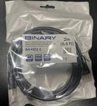 Binary B4-hd2-2 - (2m/6.6ft) B4 Series 4k Ultra Hd High Speed Hdmi Cable New. Fixed Price $9.00.