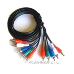 6ft Component Video Cable With Audio 5 Rca Red Green Blue Rgb For Hdtv Dvd Vcr. Fixed Price $10.99.