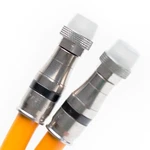 Tri-shield Rg-11 Direct Burial Underground Coaxial Cable Brass Connectors Ul Etl. Fixed Price $134.10.