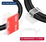 120pcs Xhf Adhesive Cable Wire Clips Clear, Outdoor Christmas Light Clips,. Fixed Price $24.03.