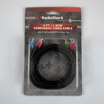 Radioshack 6-ft (1.82m) Component Video Cable Rca Ypbpr High Definition New. Fixed Price $9.60.