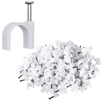 200 Pcs Cable Clips Nail In, Cord Ethernet Cables Wire Wall Cable.... Fixed Price $33.62.