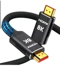 3pks Snowkids 8k Hdmi Cable 6.6 Ft, 48gbps Ultra High-speed 2.1 Cables Cord. Fixed Price $24.99.