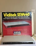 Rare 1983 Viditek Ssv440 Electronic Audio & Video Switcher With Original Box. Fixed Price $125.00.