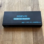 Sgeyr 5 X 1 Hdmi 1.4 Switch 4k Ultra Hd 2160p 1080p W/remote. Fixed Price $10.00.