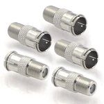 Vce Coaxial Cable Quick Connector, Push On Male To F-type Female Coax Ext. Fixed Price $23.46.