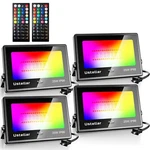 25w Led Rgb-w Flood Light For Garden Outdoor Ip66 Waterproof Ir Remote Control. Fixed Price $116.99.