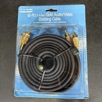 New Radio Shack 12' 24k Gold A/v Male To 15-1509. Fixed Price $24.99.