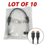 Lot Of 10 Monoprice Select Series 3872 High Speed Hdmi Cable 1.5ft 18gbps Black. Fixed Price $24.08.