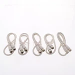 5 Leviton White 18" Coaxial Video Cables Rg59 C5851-1w. Fixed Price $8.49.