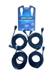Hdmi To 25ft. A/v Cable With Ethernet & 3d 1080p *lot Of 4*. Fixed Price $52.00.