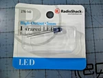 Radioshack 276-0143 5mm High-output Infrared Led Blue Lens 1.2v, 100ma Free Ship. Fixed Price $9.99.