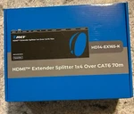 New Orei Hdmi Splitter 1x4 Over Cat6 70m Hd14-ex165-k Transmitter. Fixed Price $120.00.