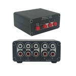 3 In 2 Out Rca Stereo Audio Switch Input Signal Source Switcher Selector Rc32. Fixed Price $25.90.