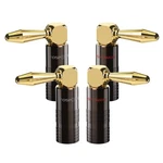 Right Angle Banana Plugs (2 Pairs / 4 Pcs), Closed Screw 24k Gold Plated. Fixed Price $14.86.