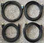 Lot Of 4 Comprehensive Mhd18g-12problk 12ft High Speed Hdmi 4k 18gbps Ethernet. Fixed Price $29.21.
