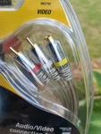 Philips M62792 24k Gold 6 Ft. Stereo Audio + S-video Cables Sealed. Fixed Price $18.00.
