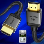 Silkland Certified Hdmi 2.1 Cable 4k 240hz 8k 60hz 48gbps Hdr10+ Earc 6.6ft. Fixed Price $16.29.